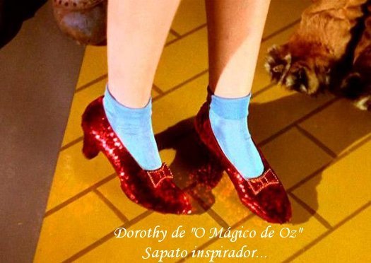 sapato de Dorothy de "O Mágico de OZ" Alerta de tendência: sapatos purpurinados