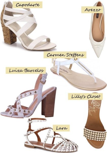 Moda sapatos - branco Moda primavera verão 2013-2014 - branco