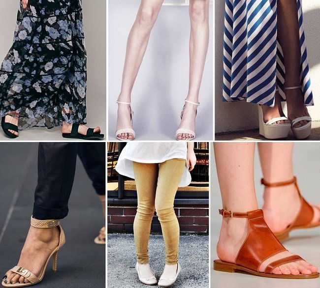 Calçado básico para o verão Moda verão - sapato nude