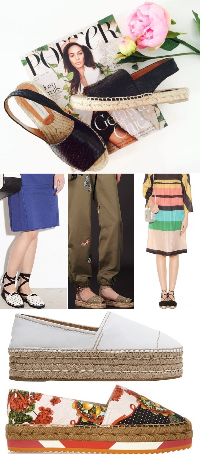 Moda verão 2016 - espadrille Como usar espadrille - alpargatas