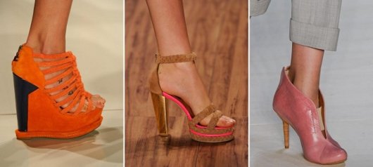 Tendências da do verão 2012: sapatos