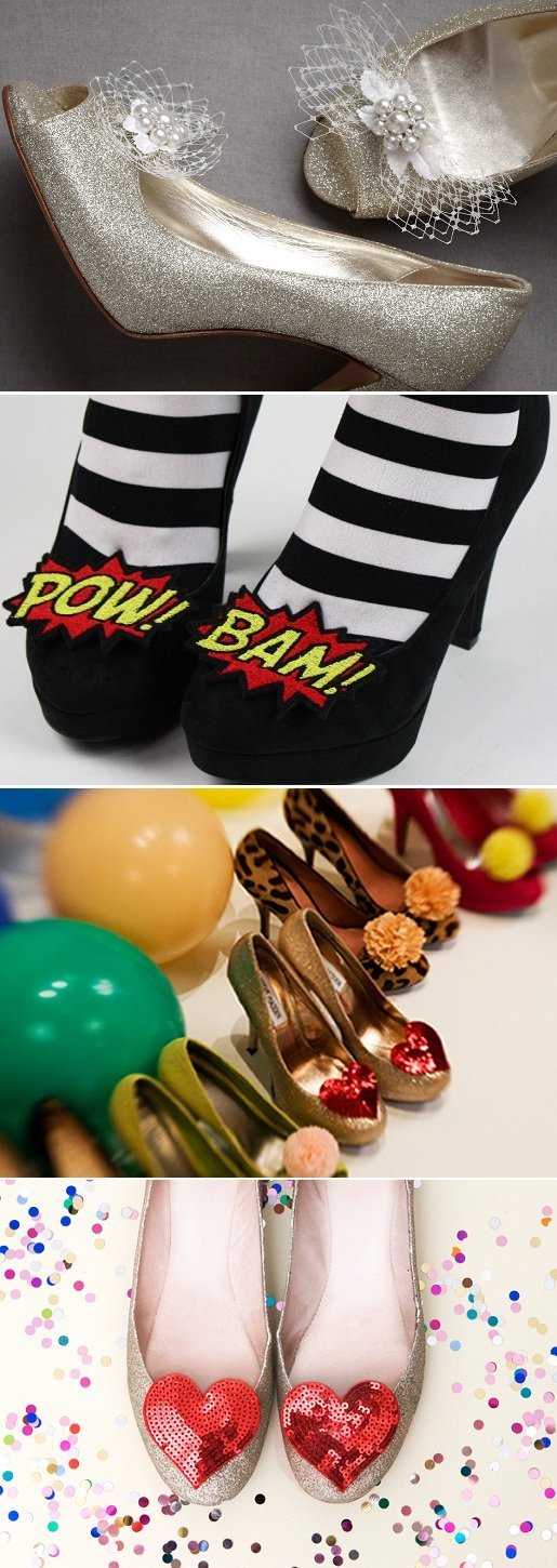 Shoe clips (clipe de sapato): para customizar e mudar o sapato