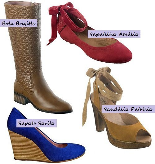 Novos modelos de sapatos das novelas Aquele Beijo e Fina Estampa