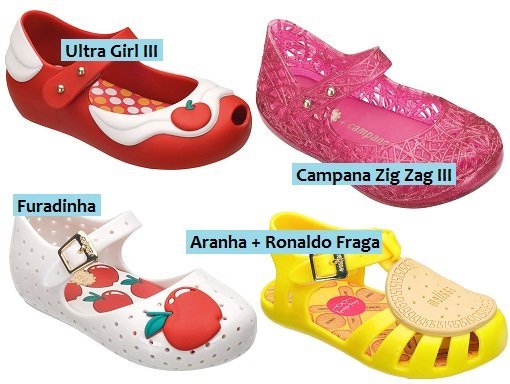 Mini melissa para crianças