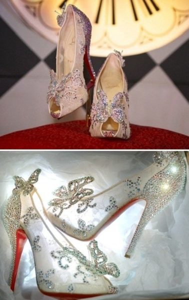 Christian Louboutin e o sapato da Cinderela