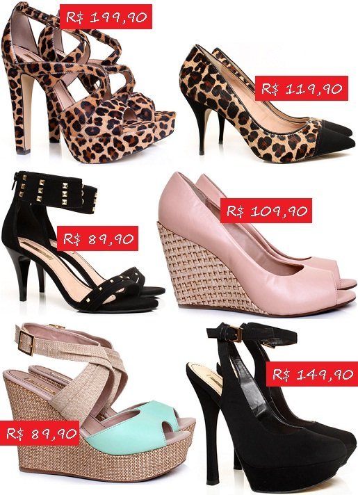 sapato feminino c&a