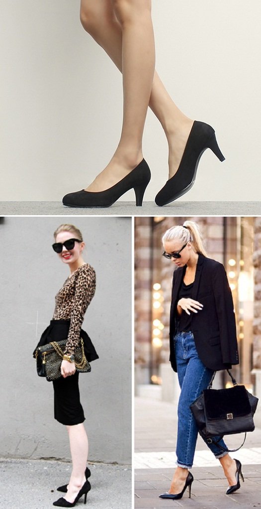 Sapato feminino - escarpim preto - scarpim preto