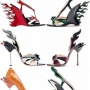 Os sapatos agressivos da Prada da moda primavera verão 2012