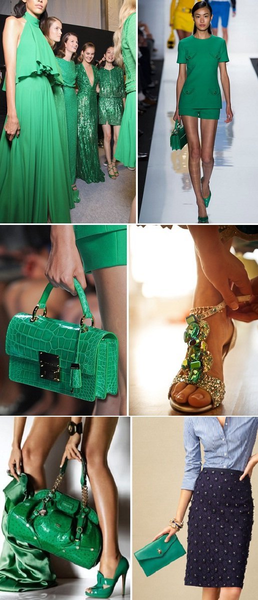 Moda 2013 - acessórios verde