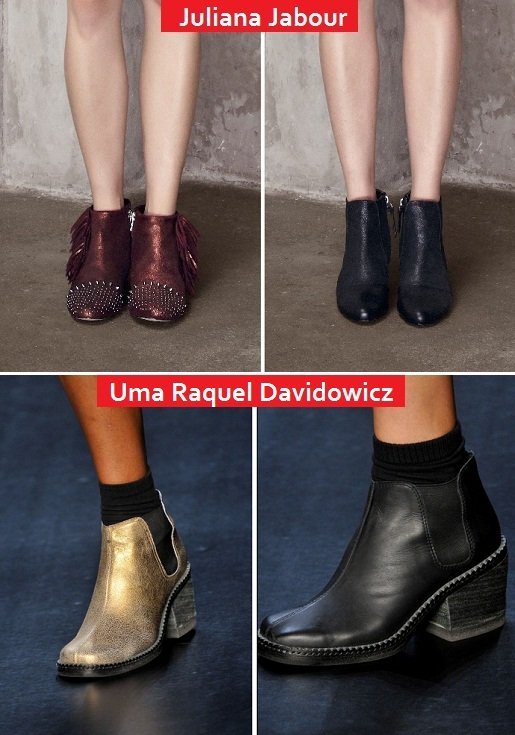 Moda outono inverno 2013 no Brasil - botas