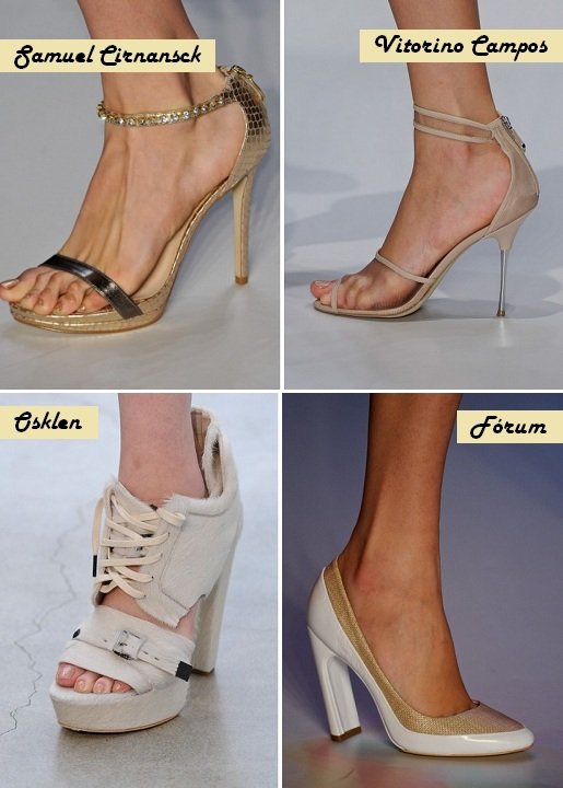 Moda 2013 - sapatos claros