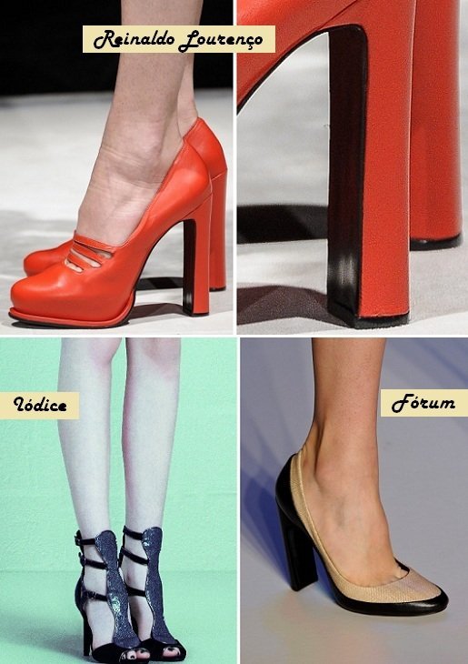 Moda outono inverno 2013 no Brasil - sapatos e sandálias