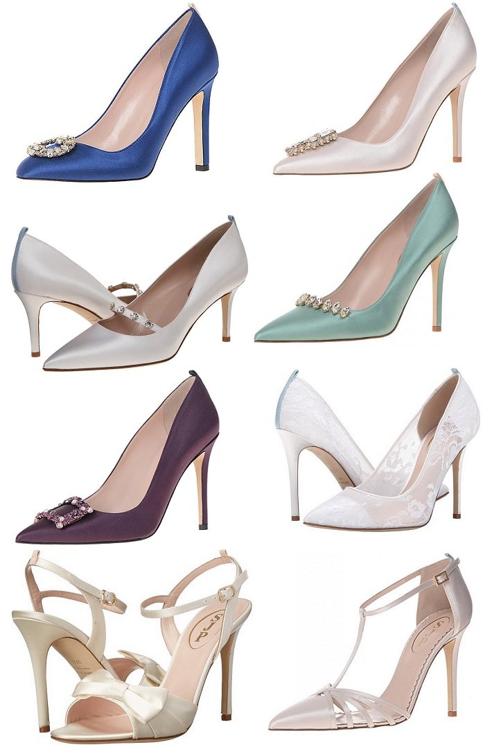 Sapato de noiva no exterior